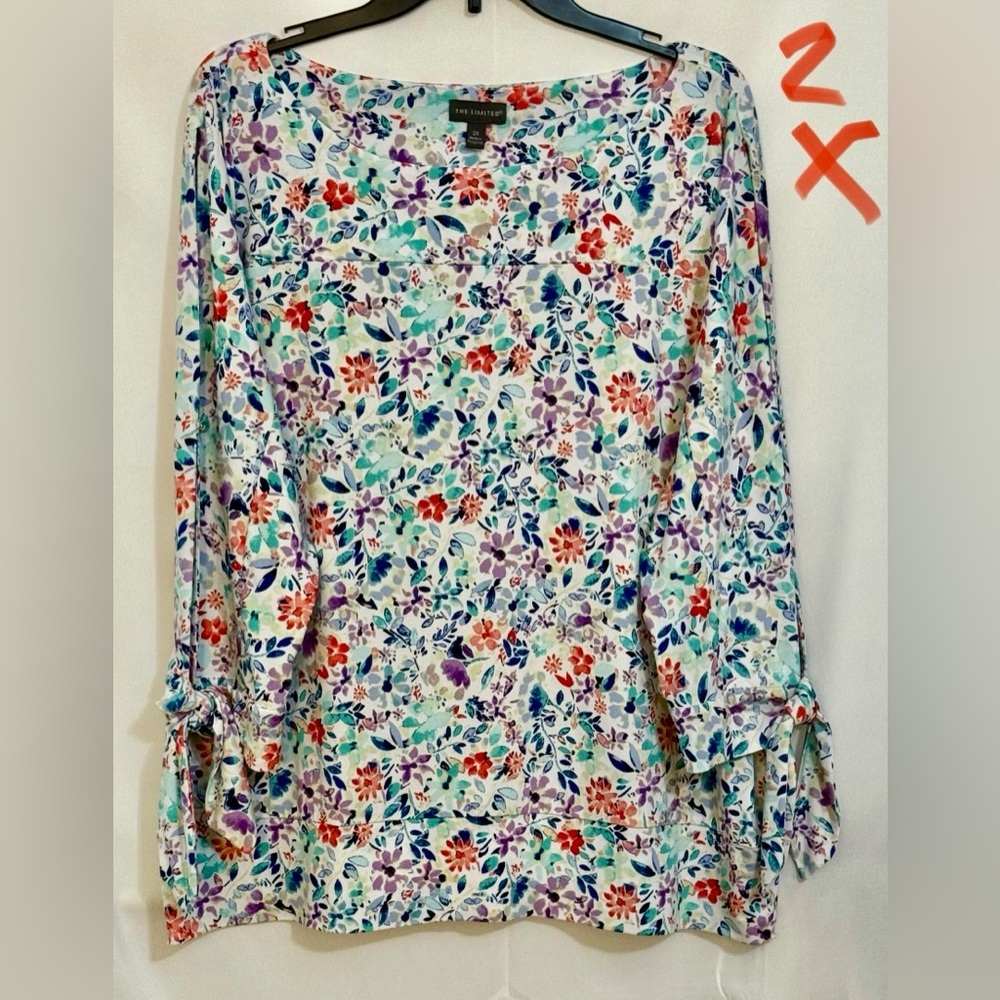 The Limited Multicolor Floral Blouse